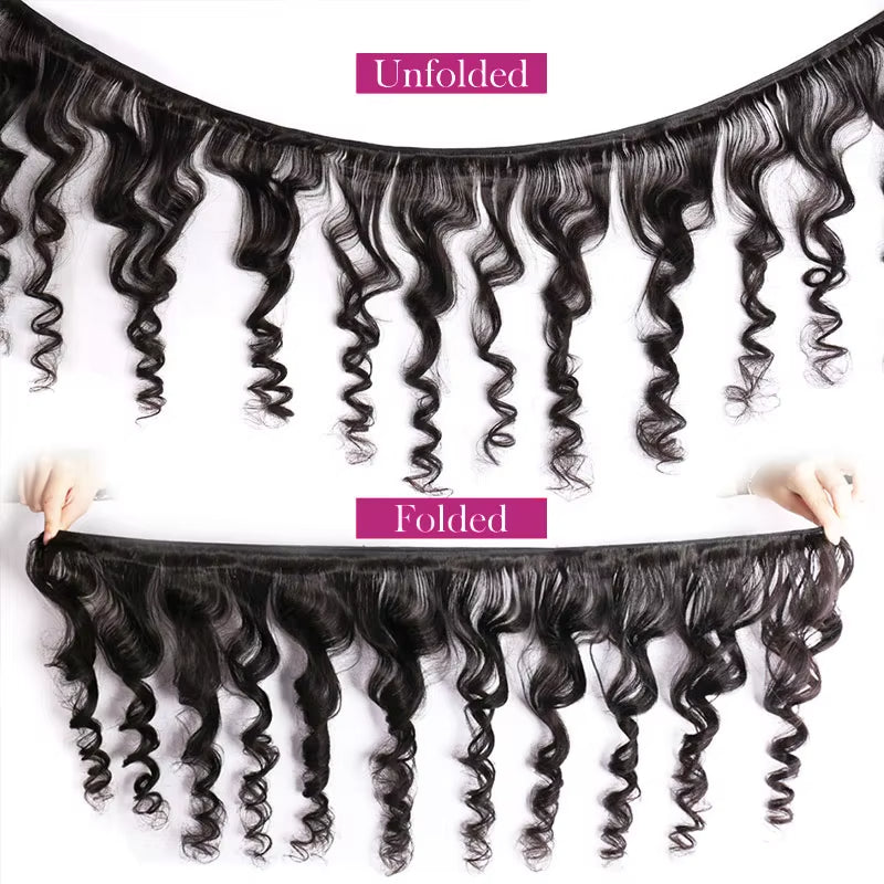 Perismoda Hair Indian 3 Bundles Deep Wave Hair Weave