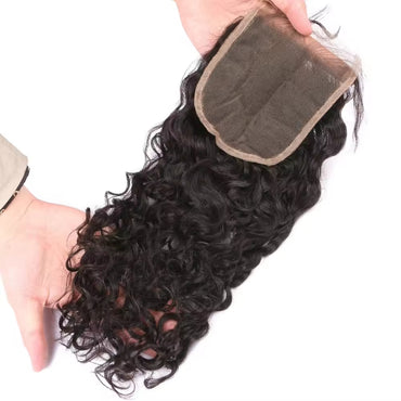 Perismoda Water Wave 5x5 Transparent HD Lace Closure Virgin Human Hair Frontal Closure