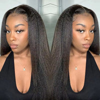 Yaki Straight Bundles Human Hair Extensions Virgin Hair Weaves Double Weft