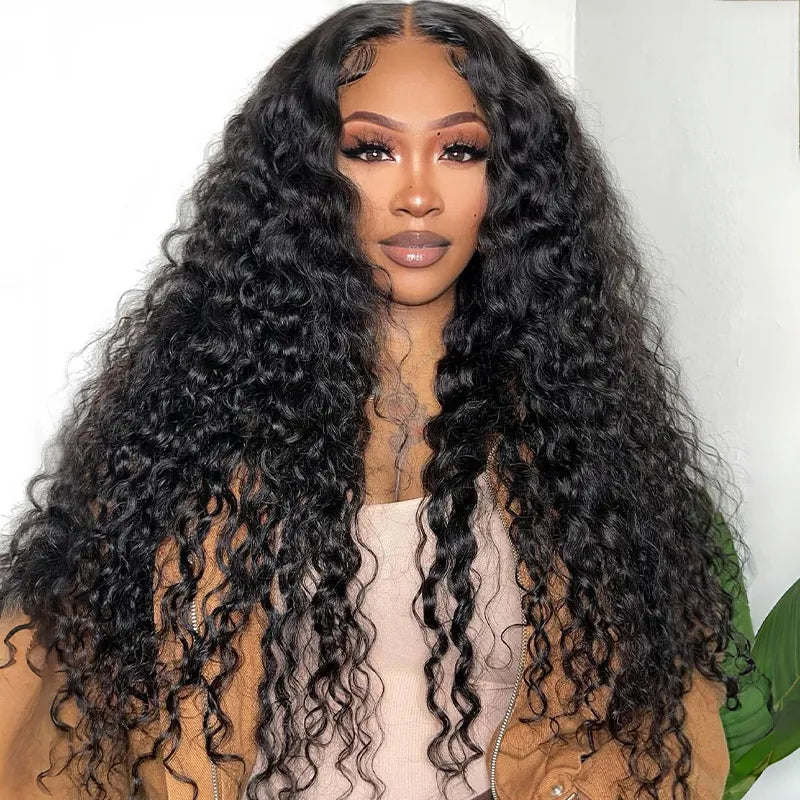 Perismoda 13x4 HD Lace Pre-Bleached Invisible Knot Water Wave Human Hair Wigs