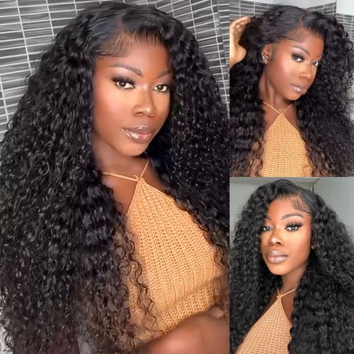 Perismoda 13x6 Transparent Lace Deep Wave Wig