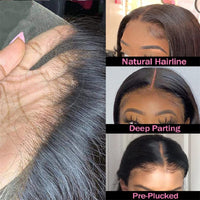 Perismoda 13x6 HD Lace Frontal Straight Virgin Human Hair Lace Frontal with Baby Hair
