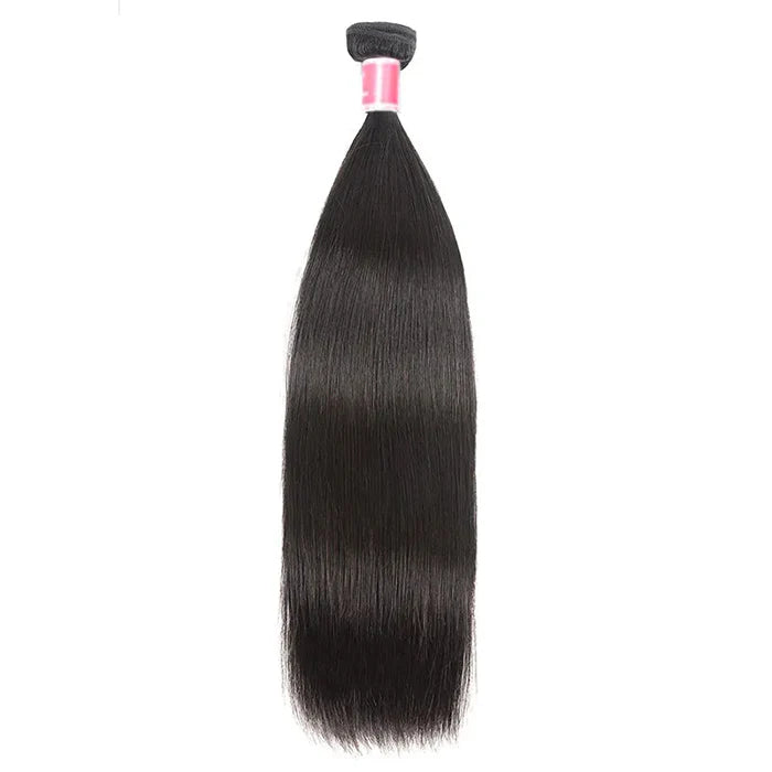 Perismoda Malaysian Silky Straight Human Hair 1 Bundle Natural Black