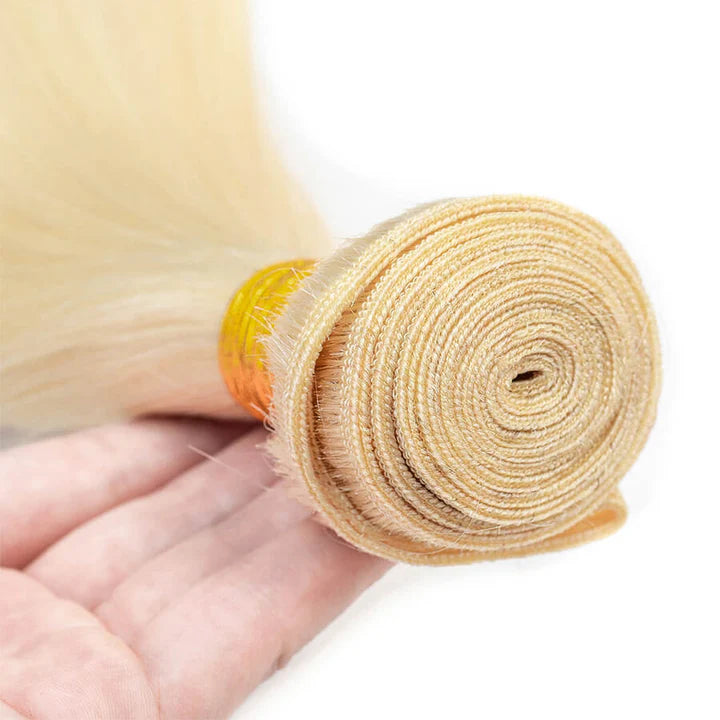 Perismoda Peruvian Human Hair Straight Remy Hair 613 Blonde 3 Bundles For Black Women