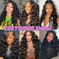 Perismoda Peruvian Virgin Hair Loose Wave 3 Bundles With 13x4 Frontal