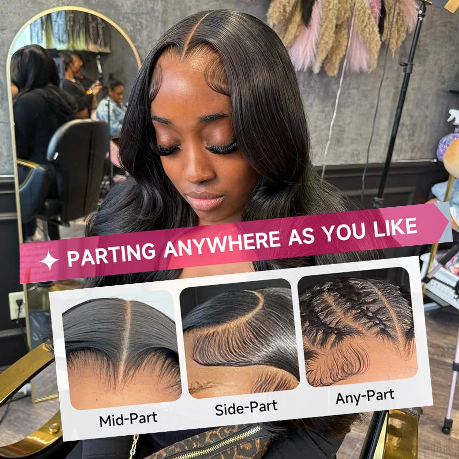 Perismoda M-Shaped Hairline Straight Hair HD 13x6 Lace Frontal Wig Lagos Hairline Wigs