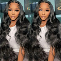 Perismoda 300% Density Body Wave Transparent Lace Front Wigs Virgin Human Hair 13x4 Frontal Lace Wig For Women