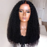 Kinky Curly Wig  13x4 Transparent Lace Front Wigs
