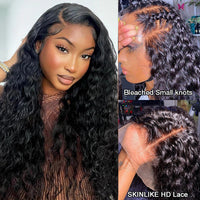 Perismoda 13x4 Lace front Wigs Human Hair Water Wave 180% Hair Density Brazilian Human Remy Hair