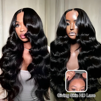 Perismoda Body Wave Glueless Wigs Wear & Go HD Lace Front Wig Flexible Fit With Drawstring