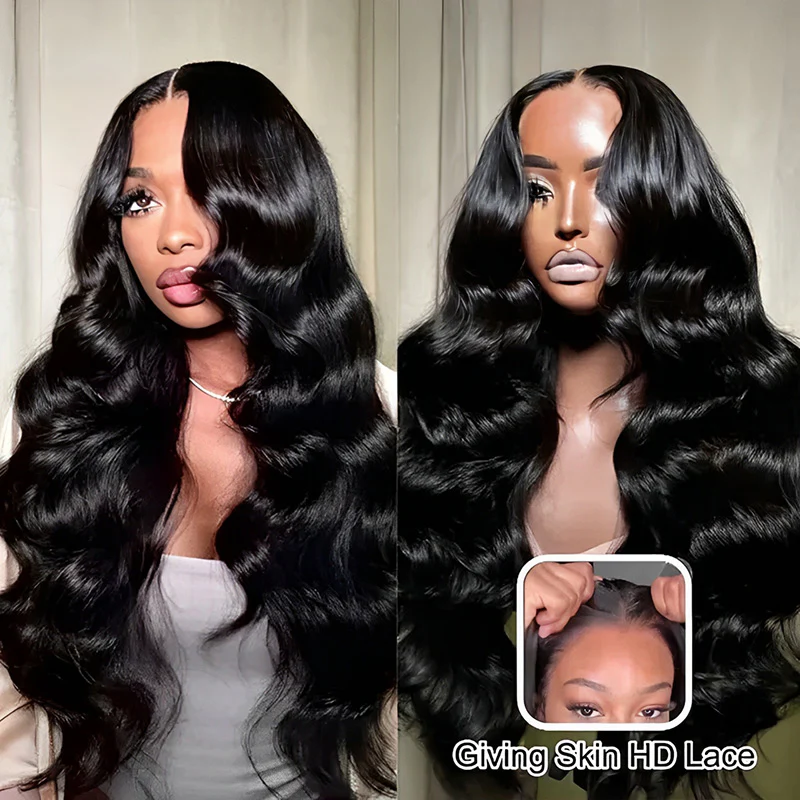 Perismoda Body Wave Glueless Wigs Wear & Go HD Lace Front Wig Flexible Fit With Drawstring