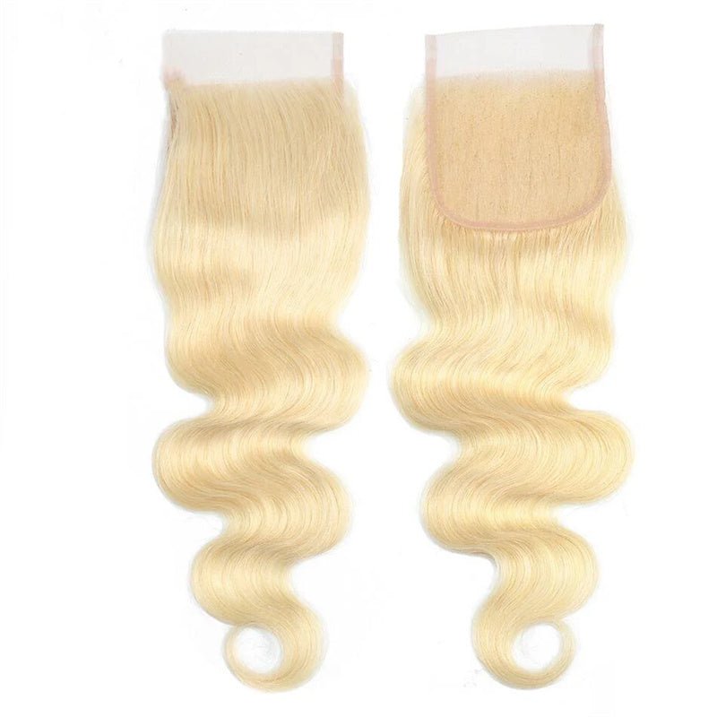 Body Wave 4x4 HD Lace Closure #613 Blonde Color Human Hair - Perismoda Hair
