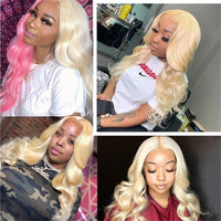 Body Wave 4x4 HD Lace Closure #613 Blonde Color Human Hair - Perismoda Hair