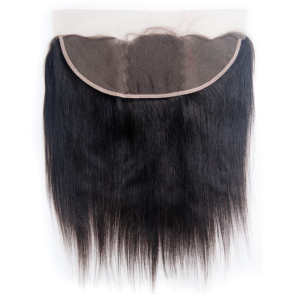 Bone Straight Human Hair 4 Bundles With 13X4 Lace Frontal 100% Remy Human Hair Extension - Perismoda Hair