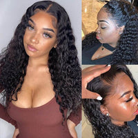 Brazilian 13x4 Lace Front Human Hair Wigs Water Wave With Baby Hair - Perismoda Hair