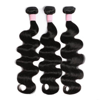 Brazilian Body Wave Hair 3 Bundles With 13x4 Lace Frontal - Perismoda Hair