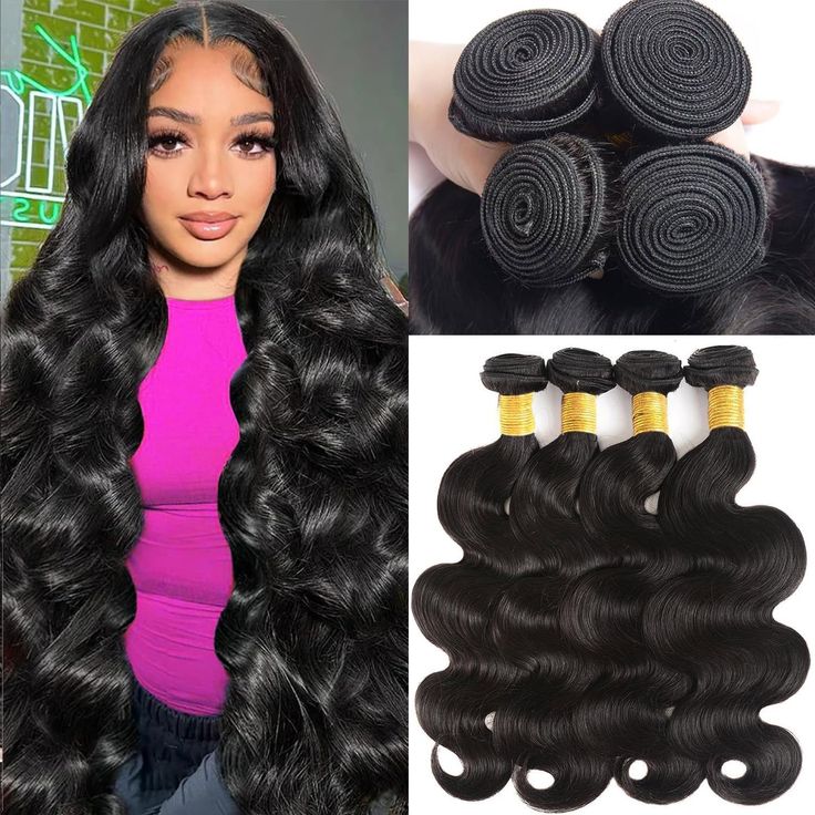 Brazilian Body Wave Human Hair Weave 4 Bundles Virgin Hair Extensions - Perismoda Hair