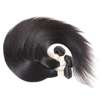 Brazilian Straight Hair 3 Bundles With 4x4 Lace Closure Wig - Perismoda Hair