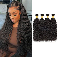 Brazilian Water Wave Human Virgin Hair Weave 4 Bundles 100% Human Hair Extension - Perismoda Hair