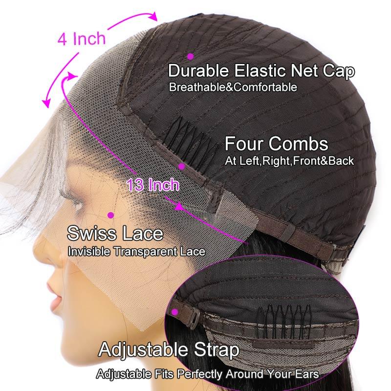 Brown Wig Human Hair Short Bob Wig Straight Hairstyle 180% Density Colored Bob Wig - Perismoda Hair