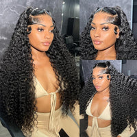 Perismoda 13x6 Transparent Lace Deep Wave Wig