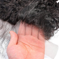 Perismoda Curly Wave 13x4 Lace Frontal 100% Human Hair HD Lace Frontal Closure