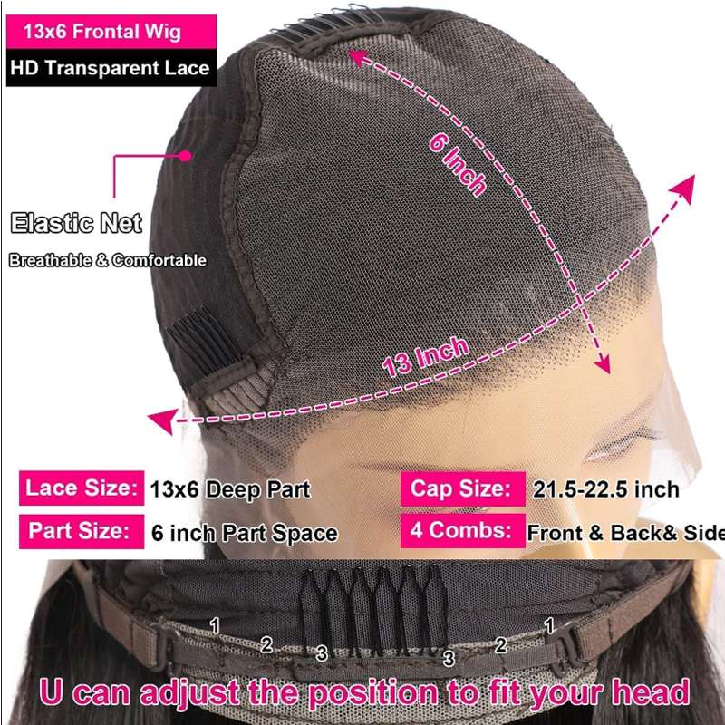 CLEARANCE | Lemoda 13x6 Lace Frontal Wigs Pre - plucked Hairline With Natural Baby Hair - Lemoda Hair