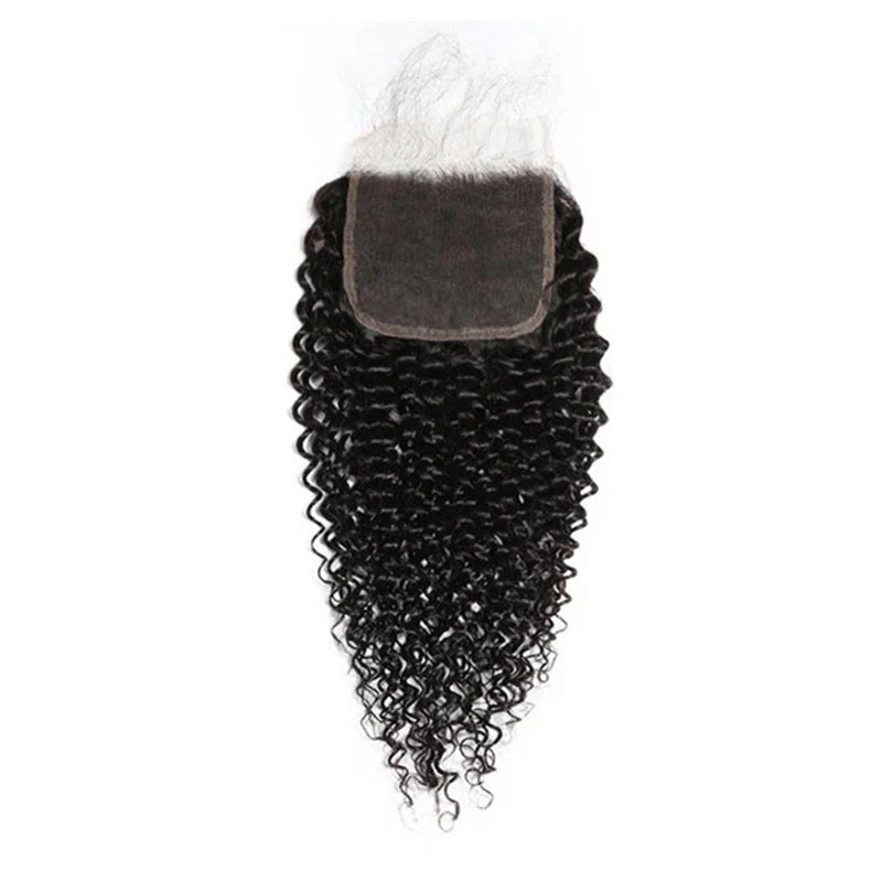 Perismoda Curly Wave 5x5 Transparent HD Lace Closure Virgin Human Hair Frontal Closure