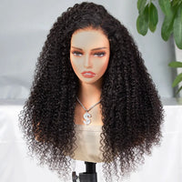 Perismoda Curly Wave 13x6 Lace Frontal Wig Human Hair Thick Density Invisible HD Lace Wig