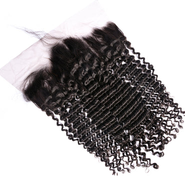 Perismoda13x6 HD Lace Frontal Kinky Curly Ear to Ear Lace Frontal Closure Natural Hairline