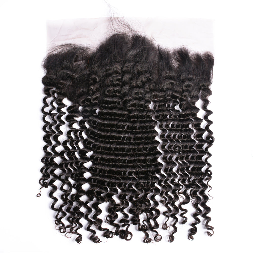 Perismoda13x6 HD Lace Frontal Kinky Curly Ear to Ear Lace Frontal Closure Natural Hairline