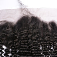 Perismoda13x6 HD Lace Frontal Kinky Curly Ear to Ear Lace Frontal Closure Natural Hairline