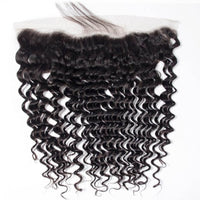 Deep Wave Brazilian Hair Bundles With 13x4 Lace Frontal - Perismoda Hair