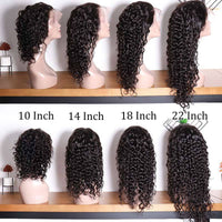 HD Lace Wet And Wavy Human Hair Wigs Water Wave Transparent Lace Front Wigs 180% Density - Perismoda Hair