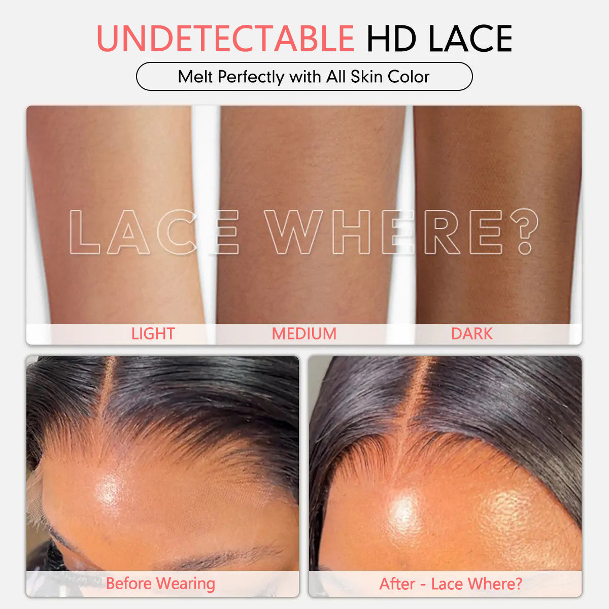 Perismoda Hair P4/27 highlight Invisible Strap 360 Lace  Bleached Knot Pre-Cut Lace Water Wave Wig