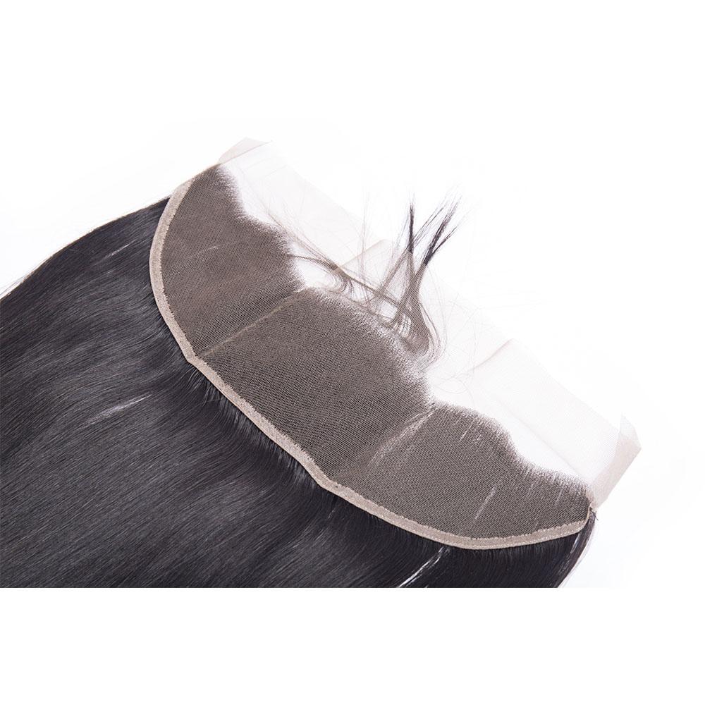 Indian 100% Virgin Human Hair 4pcs/pack Straight Hair Bundles With 13*4 Lace Frontal - Perismoda Hair