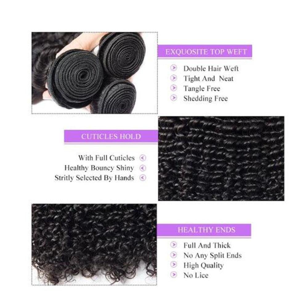 Indian Deep Hair 1 bundle 100% Human Virgin Hair - Perismoda Hair