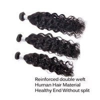 Indian Virgin Hair Water Wave 3 Bundles Natural Black - Perismoda Hair