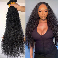 Kinky Curly 13x4 Lace Frontal with 3 bundles Human Virgin Hair - Perismoda Hair