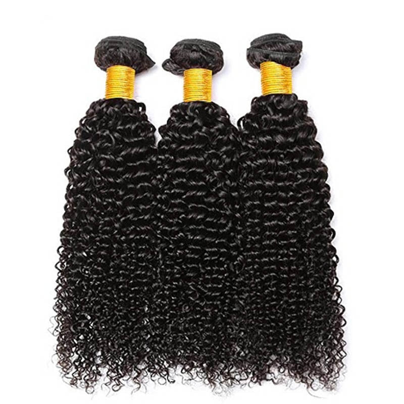 Kinky Curly 13x4 Lace Frontal with 3 bundles Human Virgin Hair - Perismoda Hair