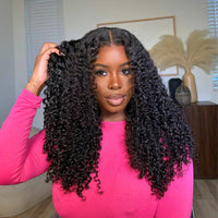 Kinky Curly 13x6 HD Lace lace Wig with Natural Hairline Beginner Friendly - Perismoda Hair