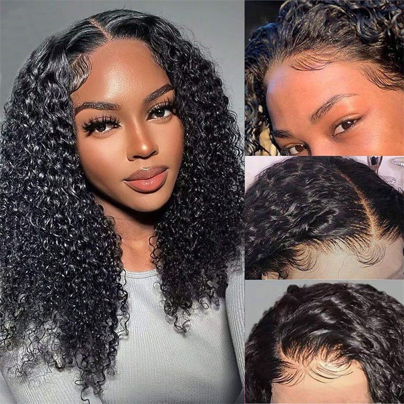 Kinky Curly 13x6 HD Lace lace Wig with Natural Hairline Beginner Friendly - Perismoda Hair