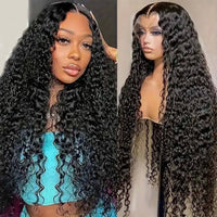 Perismoda 13x6 Lace Frontal Wig Human Hair Deep Wave HD Transpaent Lace Wigs Pre Plucked Hairline 250% Density