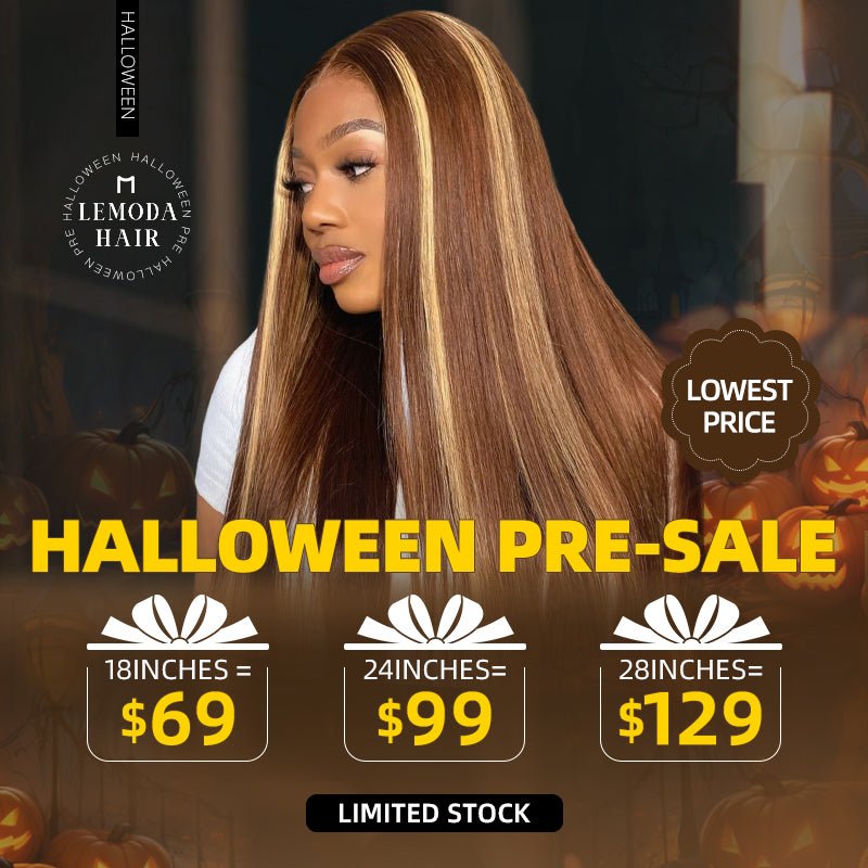 Lemoda Outlets Deal P4/27 Highlight Straight Hair 13x4 Lace Front Wig - Lemoda Hair