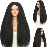 Leomoda Headband Wig Yaki Straight Human Hair Wigs 150% Beginner Friendly Half Wig - Perismoda Hair