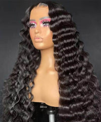 Perismoda Loose Deep Wave Lace Wig 13x6 HD Lace Frontal Wigs Human Hair