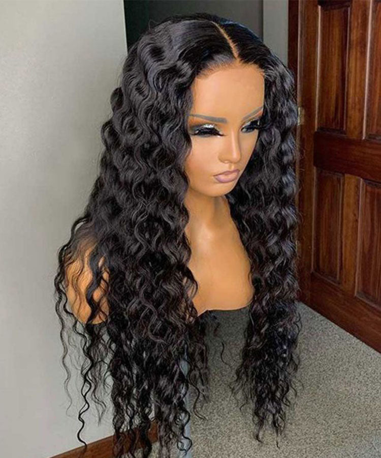Perismoda Loose Deep Wave Lace Wig 13x6 HD Lace Frontal Wigs Human Hair