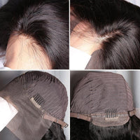 Loose Wave 13X4 Transparent Lace Front Wigs Indian Remy Human Hair Lace Wigs 180% Density - Perismoda Hair