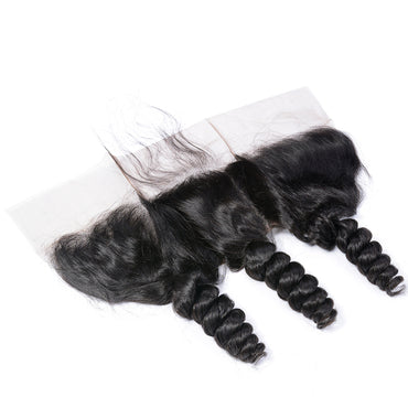 Perismoda Loose Wave Ear to Ear Lace Frontal Closure 13x4 HD Lace Frontal Human Hair With Baby Hair