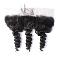 Perismoda Loose Wave Ear to Ear Lace Frontal Closure 13x4 HD Lace Frontal Human Hair With Baby Hair